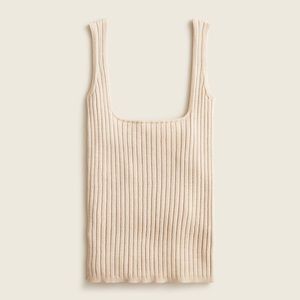 J. Crew Ribbed merino wool sweater-tank